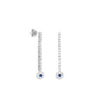 Λευκόχρυσα Γυναικεία Σκουλαρίκια 14Κ