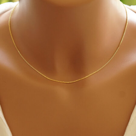 Σπίγγα Αλυσίδα Χρυσή 9 Καράτια Μήκους 40,00 cm