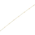 Βραχιόλι Αλυσίδα Με Μαργαριτάρια Σε Χρυσό 14Κ