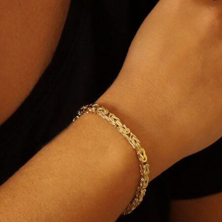 Βυζαντινό Βραχιόλι Χρυσό 14 Καράτια