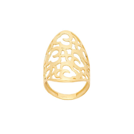 Χρυσό Δαχτυλίδι Διάτρητο 9Κ