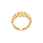 Χρυσό Δαχτυλίδι Με Ραβδώσεις 9Κ