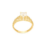 Χρυσό Δαχτυλίδι Μονόπετρο 9Κ Με Ζιργκόν