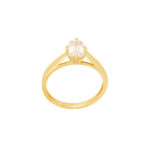 Χρυσό Δαχτυλίδι Μονόπετρο 9Κ Με Ζιργκόν