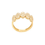 Δαχτυλίδι 9 Καράτια Χρυσό Με Ζιργκόν Πέτρες