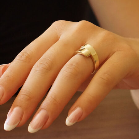 Δαχτυλίδι Χρυσό 9Κ Λουστρέ