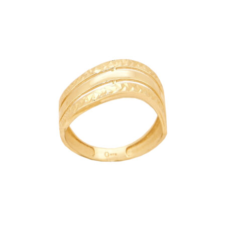 Δαχτυλίδι Χρυσό Με Διαμαντάρισμα 9Κ