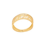 Δαχτυλίδι Μαίανδρος Χρυσό 9Κ Με Ζιργκόν Πέτρες