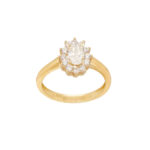 Δαχτυλίδι Με Οβάλ Ροζέτα Σε Χρυσό 9Κ