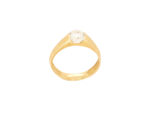 Μονόπετρο Χρυσό Δαχτυλίδι 9Κ Με Ζιργκόν