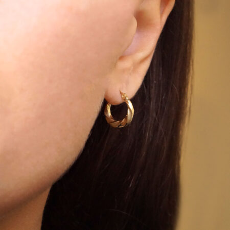 Στριφτά Κρικάκια Χρυσά 9 Καράτια