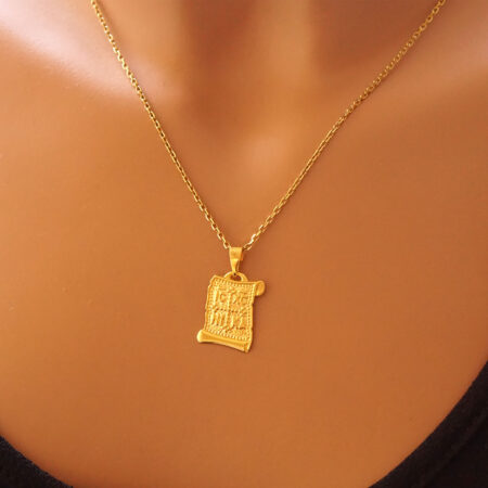 Χρυσό Κωνσταντινάτο Για Βάπτιση 14 Καράτια