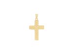 Χρυσός Δίχρωμος Σταυρός 9Κ