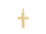 Χρυσός Σταυρός 9 Καράτια Με Διαμαντάρισμα