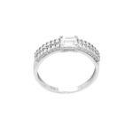 Δαχτυλίδι Λευκόχρυσο 14 Καράτια Με Ζιργκόν