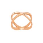 Δαχτυλίδι Με Διαμάντια Ροζ 18Κ