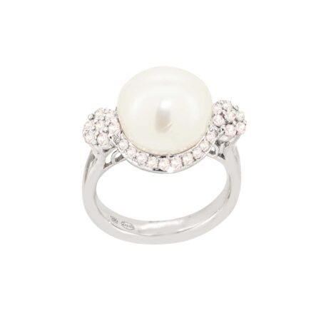 Δαχτυλίδι Με Μαργαριτάρι 18Κ