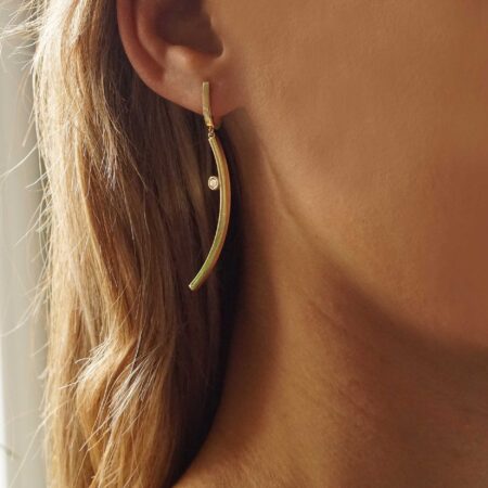 Γυναικεία Κρεμαστά Σκουλαρίκια 14 Καράτια