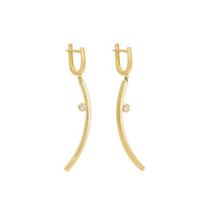 Γυναικεία Κρεμαστά Σκουλαρίκια 14Κ