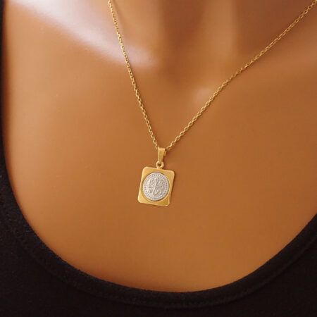 Κωνσταντινάτο Δίχρωμο Χρυσό 14 Καράτια