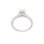 Λευκόχρυσο Μονόπετρο 18 Καράτια