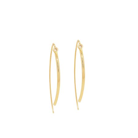 Σκουλαρίκια Κρεμαστά Σε Χρυσό 14Κ