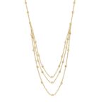Τριπλό Κολιέ Χρυσό 8Κ