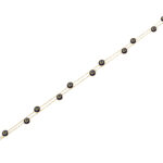 Βραχιόλι Αλυσίδα Με Ματάκια Σε Χρυσό 14Κ