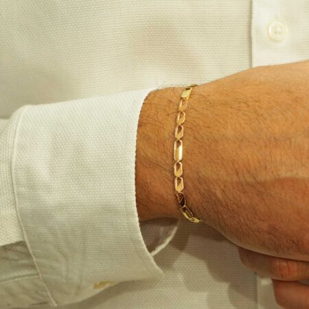 Βραχιόλι Ανδρικό Χρυσό 9 Καράτια