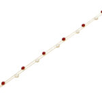 Βραχιόλι Με Διπλή Αλυσίδα Σε Χρυσό 14Κ