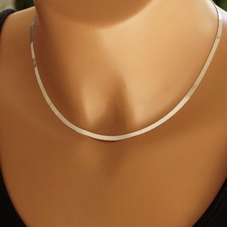 Ασημένιο Κολιέ Λαιμού Piatta Ασήμι Από Ασήμι 925 Μήκους 45,00 cm