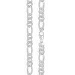 Ασημένια Αλυσίδα Figaro Λαιμού Unisex 925