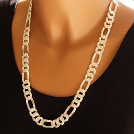 Ασημένια Αλυσίδα Figaro Unisex Ασήμι 925