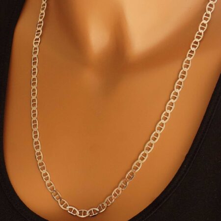 Ασημένια Αλυσίδα Λαιμού Θήτα Ασήμι 925