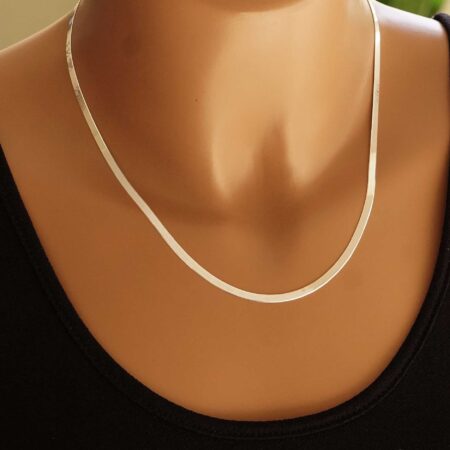 Ασημένιο Κολιέ Λαιμού Piatta Ασήμι 925