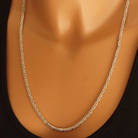 Βυζαντινή Αλυσίδα Ασημένια Ασήμι 925 60,00 cm