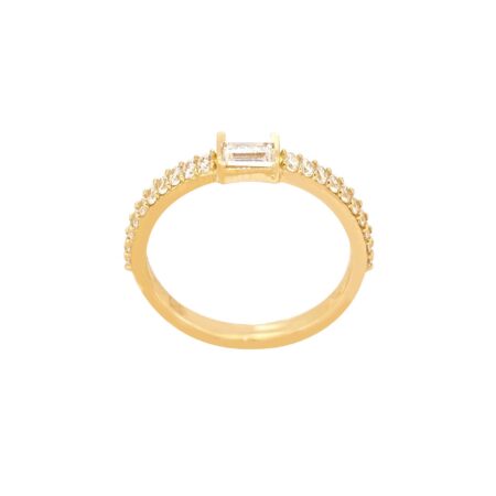 Δαχτυλίδι Χρυσό 14Κ Με Πέτρες Ζιργκόν