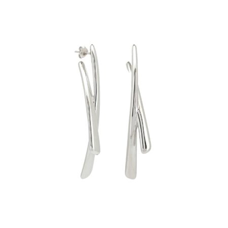 Διπλά Κρεμαστά Σκουλαρίκια 925