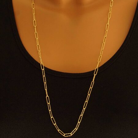 Επίχρυση Αλυσίδα Από Ασήμι 925 Διαμανταρισμένη