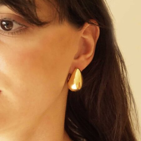 Επίχρυσοι Πομπέ Οβάλ 925