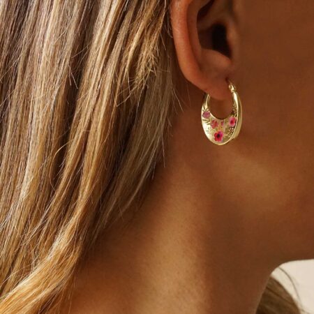 Γυναικεία Σκουλαρίκια Κρίκοι 14 Καράτια