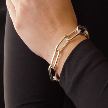 Γυναικείο Βραχιόλι Με Κρίκους 925