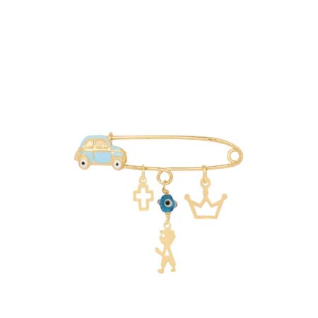 Κίτρινη Χρυσή Παραμάνα 14Κ Για Αγόρι