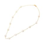 Κολιέ Με Μαργαριτάρια Γλυκού Νερού Σε Χρυσό 14Κ