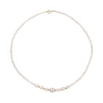 Κολιέ Με Μαργαριτάρια Γλυκού Νερού Και Μπίλιες Χρυσές 14Κ