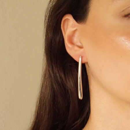 Κρεμαστά Σκουλαρίκια Ασημί Μακριά 925