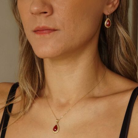 Κρεμαστά Σκουλαρίκια Σε Χρυσό 14 Καράτια