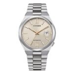 Ρολόι Citizen Automatic Με Μπεζ Καντράν (NJ0151-88W)