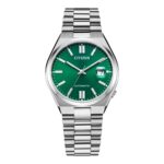 Ρολόι Citizen Automatic Με Πράσινο Καντράν (NJ0150-81X)