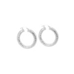 Σφυρήλατοι Κρίκοι Ανάγλυφοι 925